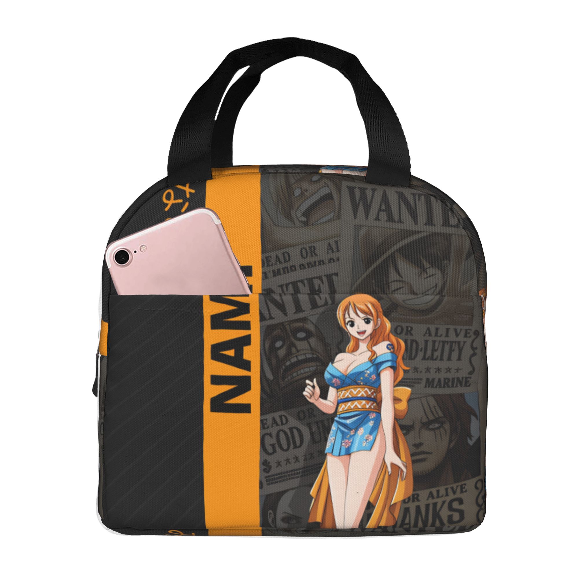 Travel Accessories 2022 - กระเป๋าใส่อาหารกลางวันแบบพกพา ลายการ์ตูนอนิเมะ คลาสสิก ภาพยนตร์ มังงะ รุ่น