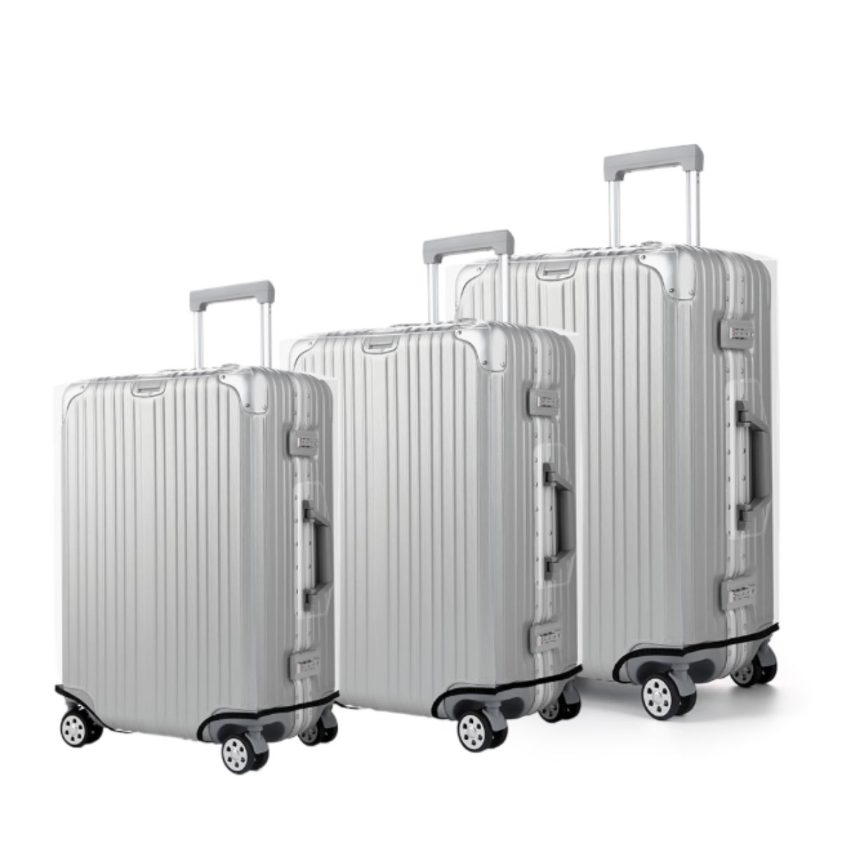 Travel Accessories 2022 - ผ้าคลุมกระเป๋าเดินทางแบบหนาใส, ขนาด 18 นิ้ว 20 นิ้ว