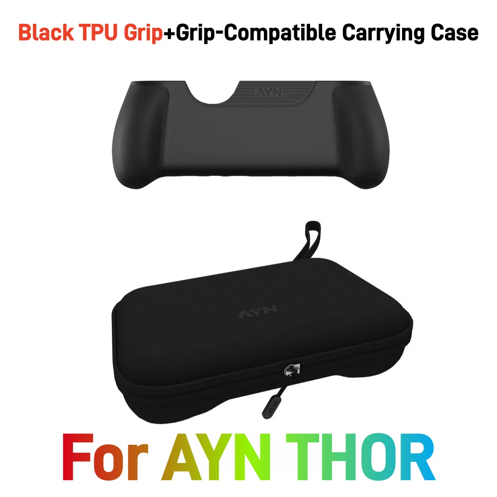 Travel Accessories Kit Bag - กระเป๋าใส่ TPU พร้อมที่จับและเคสป้องกัน ใช้ได้กับเครื่องเล่นเกมพกพา AYN THOR