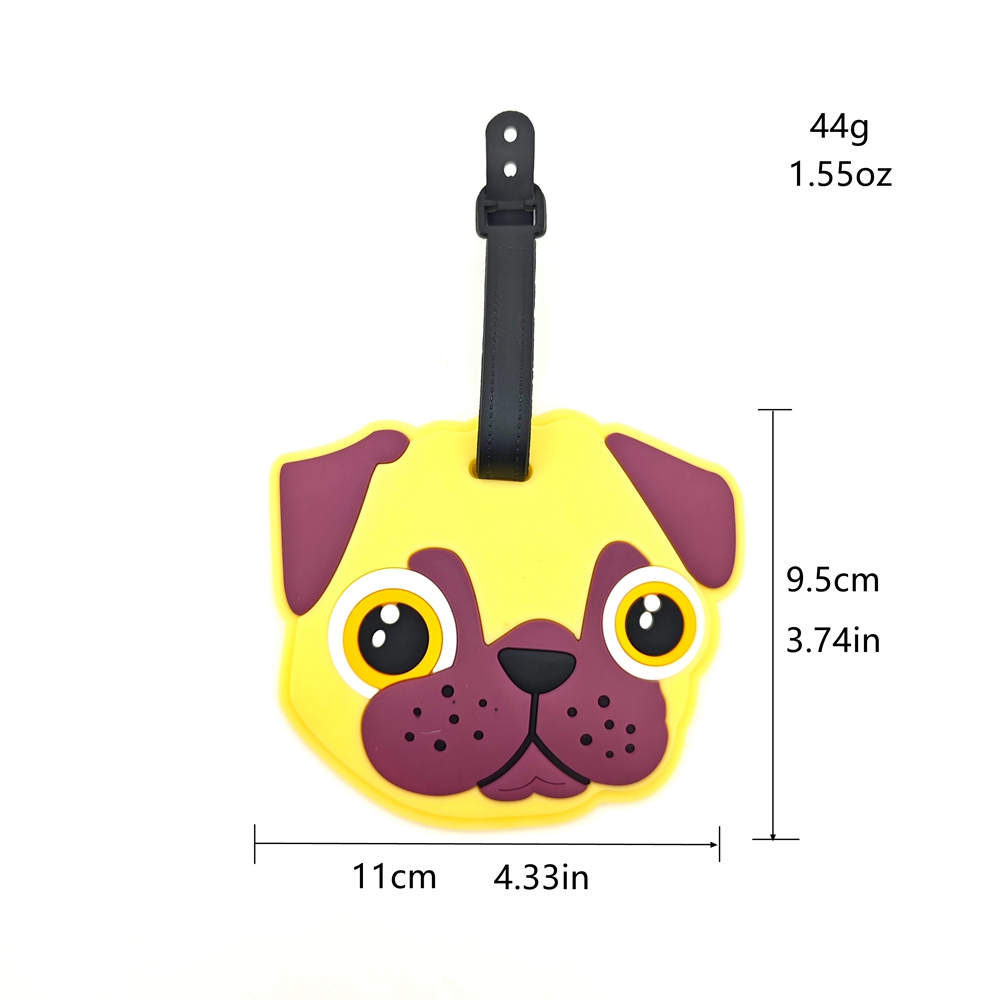 2 ชิ้นสุนัขน่ารักแท็กกระเป๋าเด - Travel Accessories Essentials บทวิจารณ์และราคา
