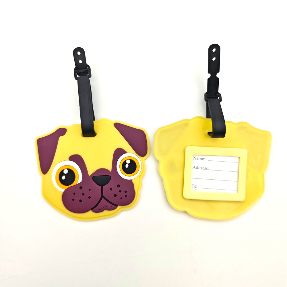 2 ชิ้นสุนัขน่ารักแท็กกระเป๋าเด - Travel Accessories Essentials บทวิจารณ์และราคา