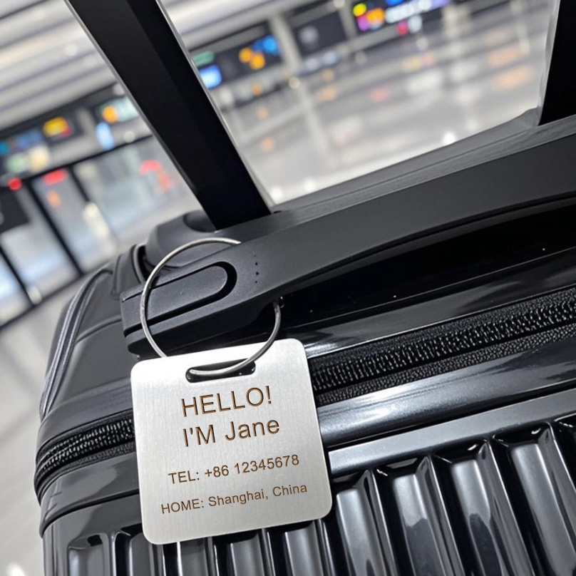 ป้ายชื่อกระเป๋าเดินทางแบบกำหนด - Travel Accessories Organizer บทวิจารณ์และราคา