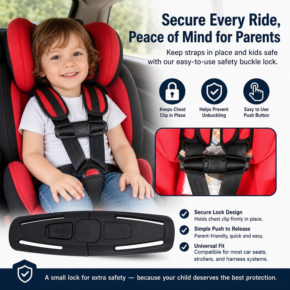 คลิปหนีบสายรัดเบาะนิรภัยสำหรับ - Travel Accessories For Toddlers บทวิจารณ์และราคา