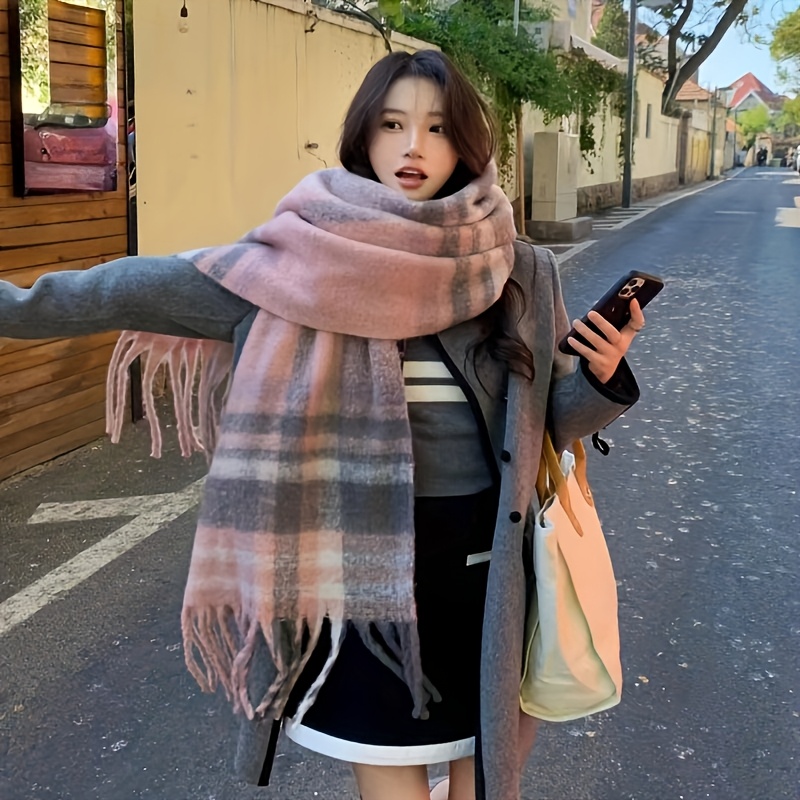 ผ้าพันคอลายสก็อตคลาสสิกสำหรับผ - Travel Hair Accessories บทวิจารณ์และราคา