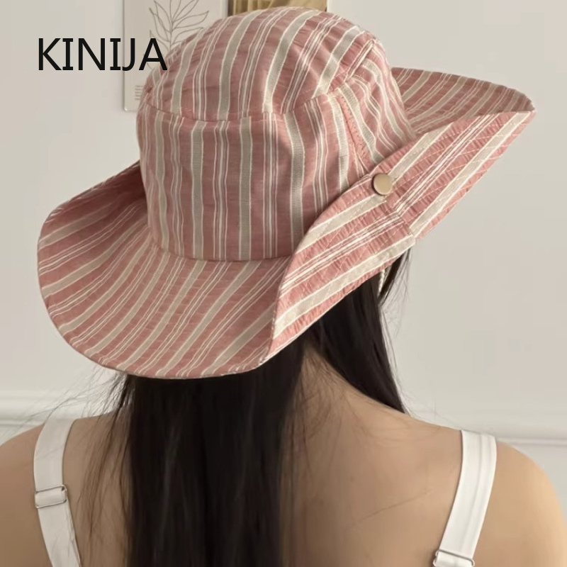 หมวกบักเก็ตลายทางสไตล์เกาหลีสำ - Travel Accessories Kmart บทวิจารณ์และราคา