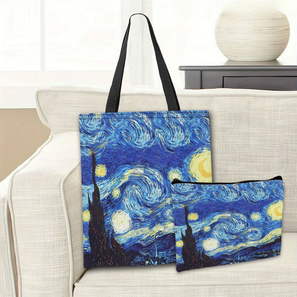 กระเป๋าโท้ทลายวานโก๊ะ กระเป๋าเ - Travel Accessories Pouch บทวิจารณ์และราคา