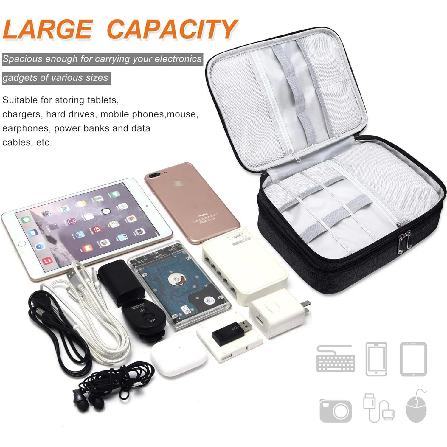 กระเป๋าเก็บดิจิตอลแบบพกพา USB  - Travel Accessories And Gadgets บทวิจารณ์และราคา