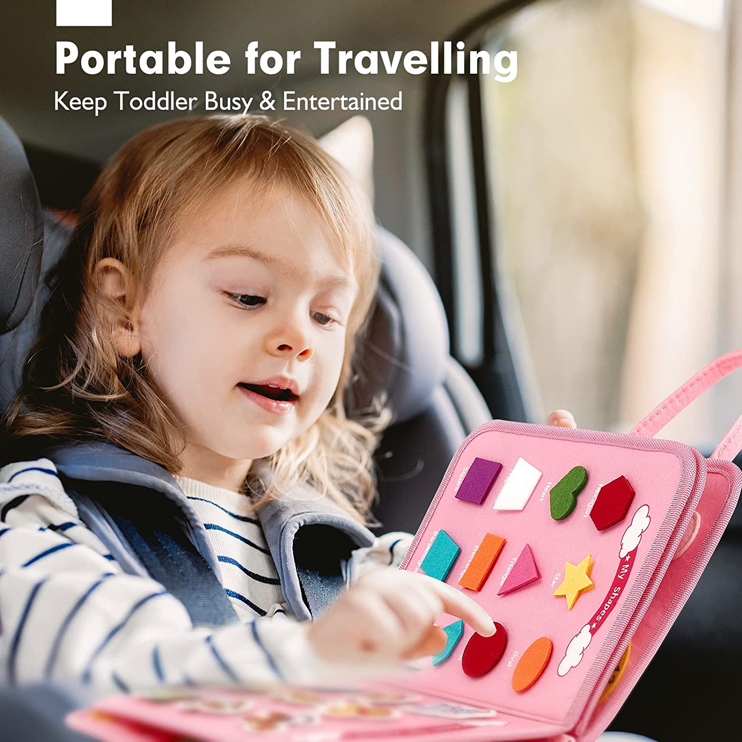 ของเล่นมอนเตสซอรี่ Busy Board  - Travel Accessories For Toddlers บทวิจารณ์และราคา