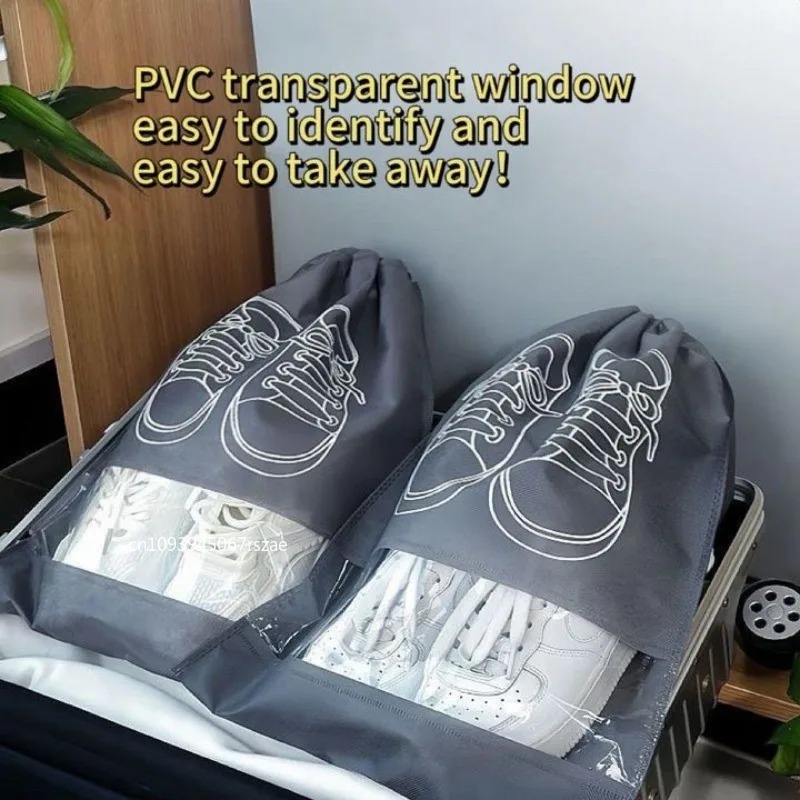 1-3 ถุงเก็บรองเท้ากันฝุ่นแบบพก - Shoe Bag Travel บทวิจารณ์และราคา