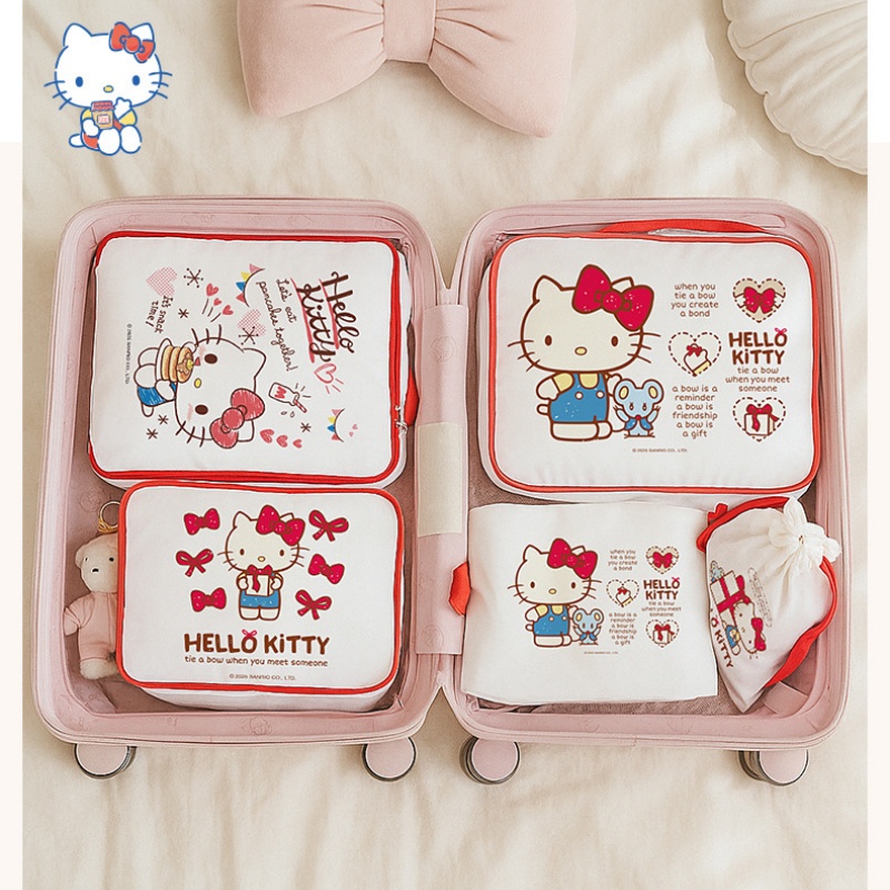 กระเป๋าเก็บของเฮลโล คิตตี้ กระ - Travel Accessories Gift Set บทวิจารณ์และราคา
