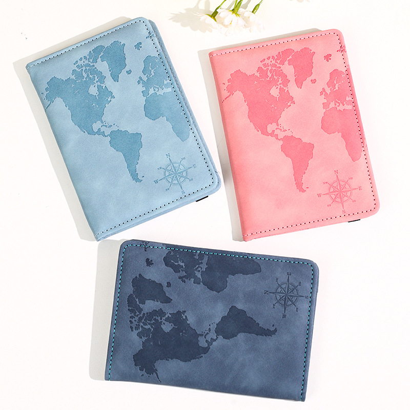 ซองใส่พาสปอร์ตหนังพิมพ์ลายแผนท - Travel Accessories Kmart บทวิจารณ์และราคา