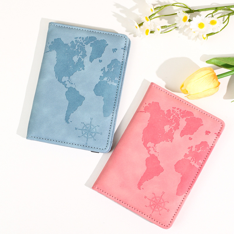 ซองใส่พาสปอร์ตหนังพิมพ์ลายแผนท - Travel Accessories Kmart บทวิจารณ์และราคา