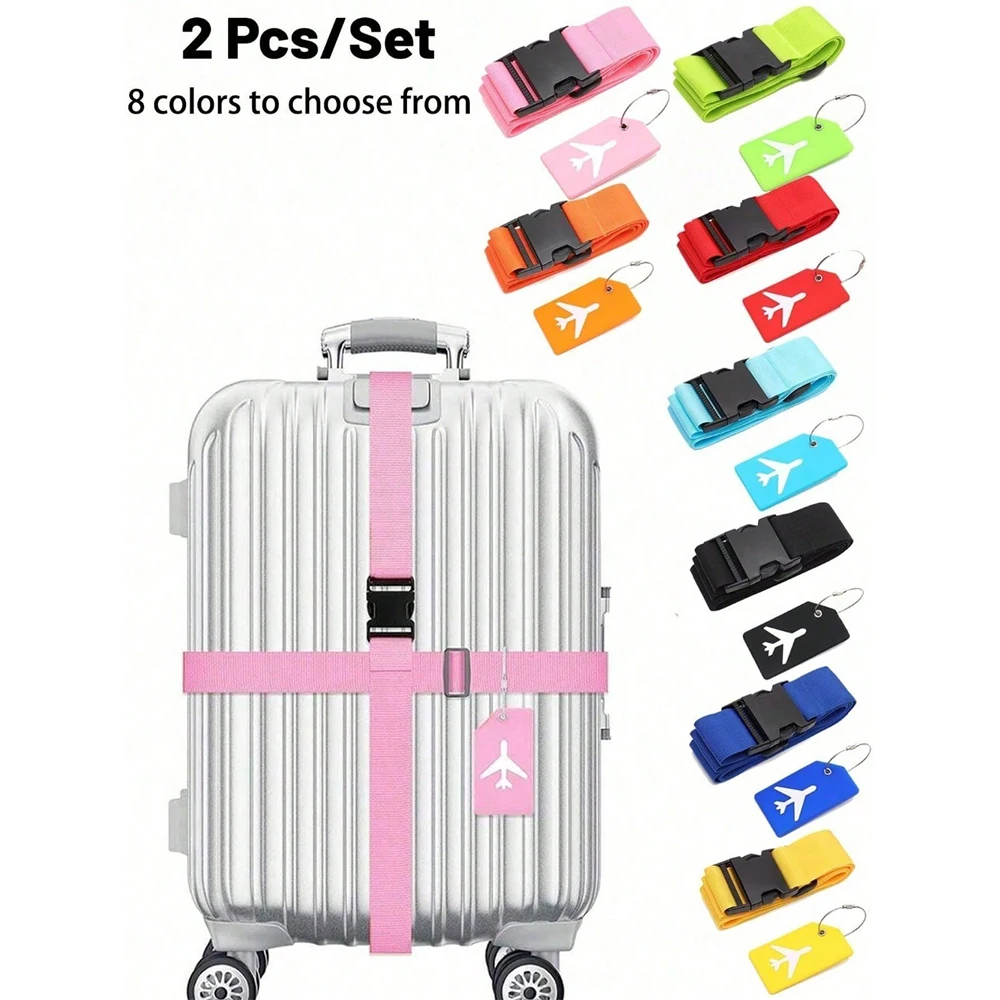 ชุดสายรัดกระเป๋าเดินทางพร้อมป้ - Travel Accessories Gift Set บทวิจารณ์และราคา