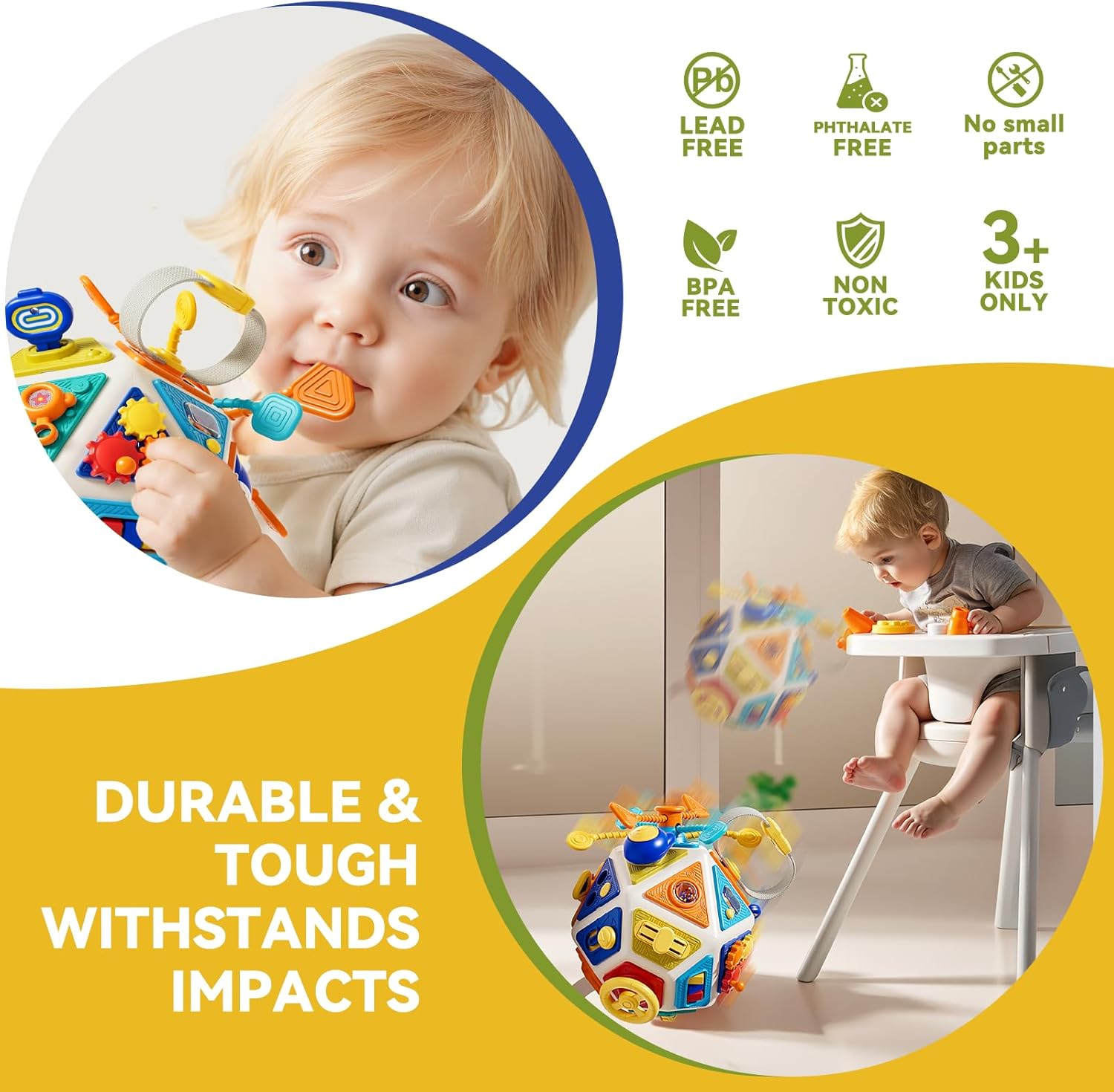 ของเล่นบอร์ดกิจกรรมสำหรับเด็ก  - Travel Accessories For Toddlers บทวิจารณ์และราคา