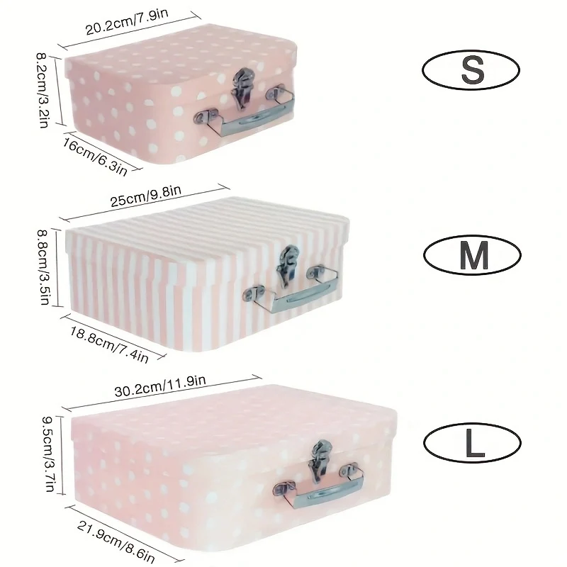 3 ชิ้นสไตล์วินเทจกล่องกระดาษแข - Travel Accessories Gift Set บทวิจารณ์และราคา