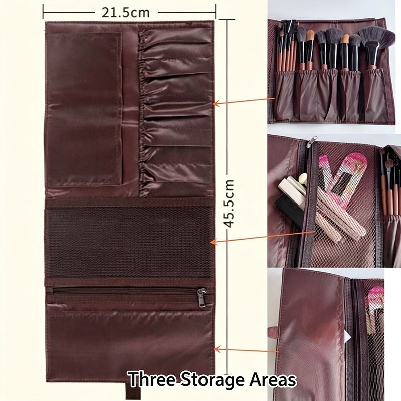 กระเป๋าใส่แปรงแต่งหน้าแบบม้วนไ - Travel Accessories Organizer Bag บทวิจารณ์และราคา