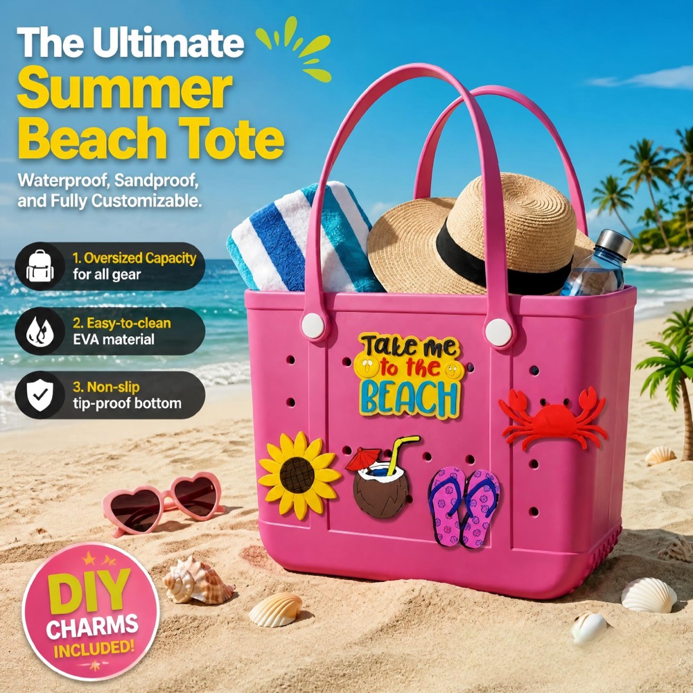 กระเป๋าชายหาดยางขนาดใหญ่สำหรับ - Travel Accessories บทวิจารณ์และราคา