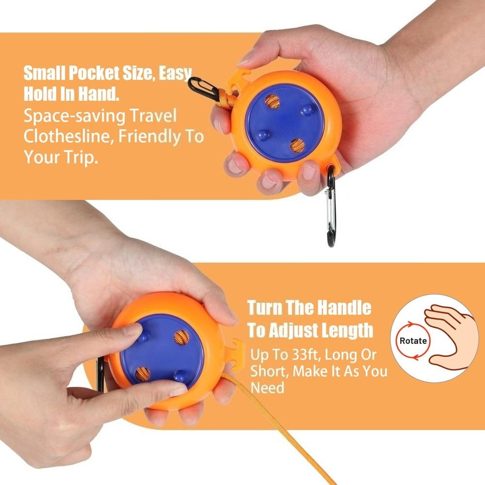 ราวตากผ้าแบบยืดหดได้ 10 เมตร ส - Travel Accessories And Gadgets บทวิจารณ์และราคา
