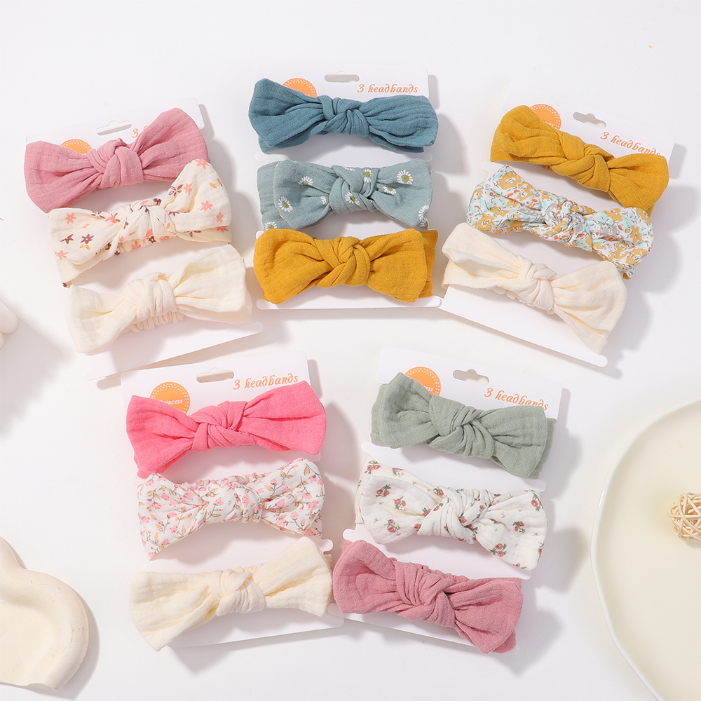 ที่คาดผมโบว์ยางยืดเนื้อนุ่ม 3  - Travel Accessories For Toddlers บทวิจารณ์และราคา