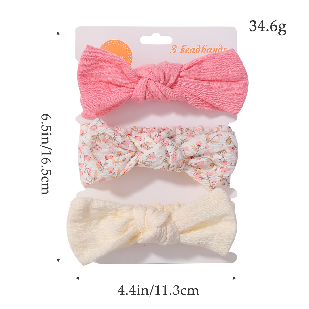 ที่คาดผมโบว์ยางยืดเนื้อนุ่ม 3  - Travel Accessories For Toddlers บทวิจารณ์และราคา