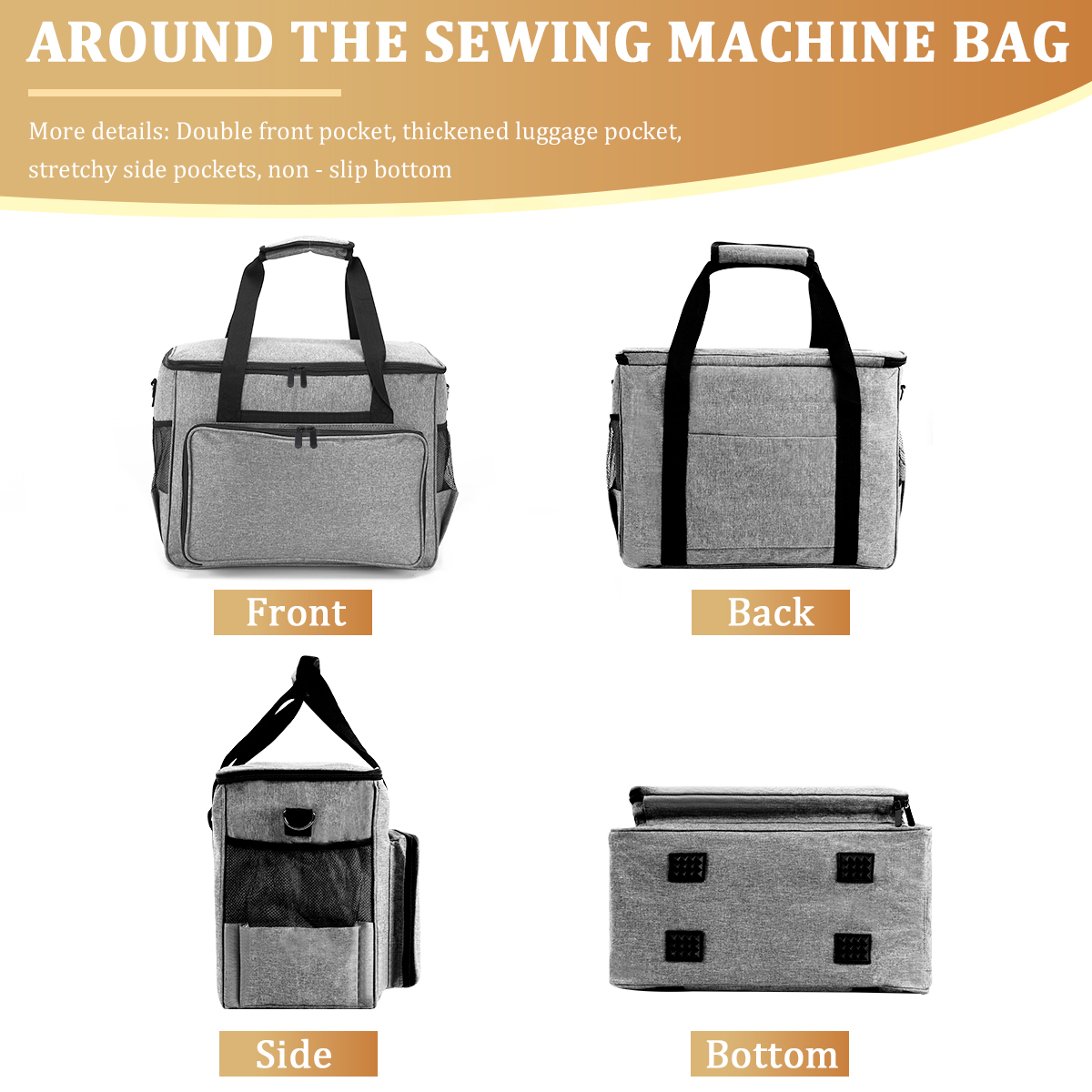 กระเป๋าใส่จักรเย็บผ้า KOKNIT ก - Travel Accessories Organizer บทวิจารณ์และราคา