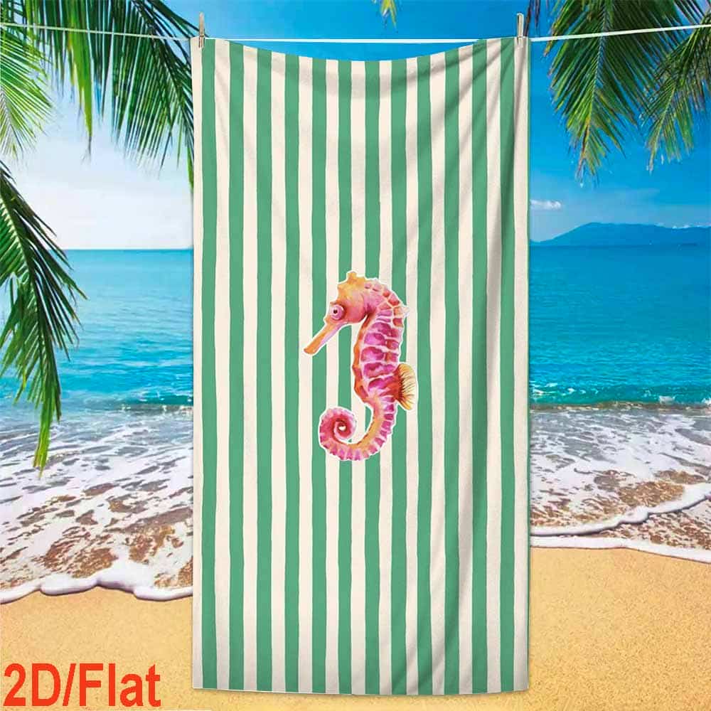1 ชิ้น #   ผ้าขนหนูชายหาดริมทะ - Travel Yoga Accessories บทวิจารณ์และราคา