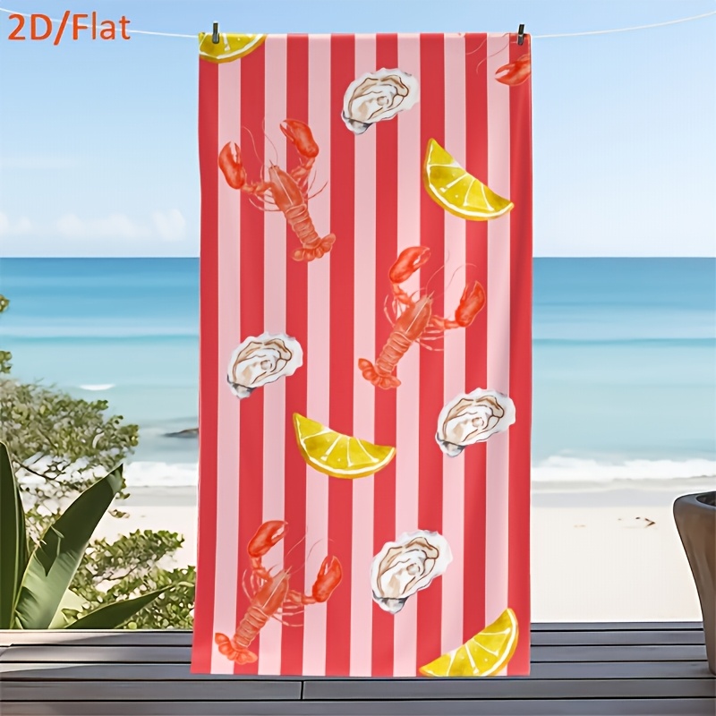 1 ชิ้น #   ผ้าขนหนูชายหาดริมทะ - Travel Yoga Accessories บทวิจารณ์และราคา