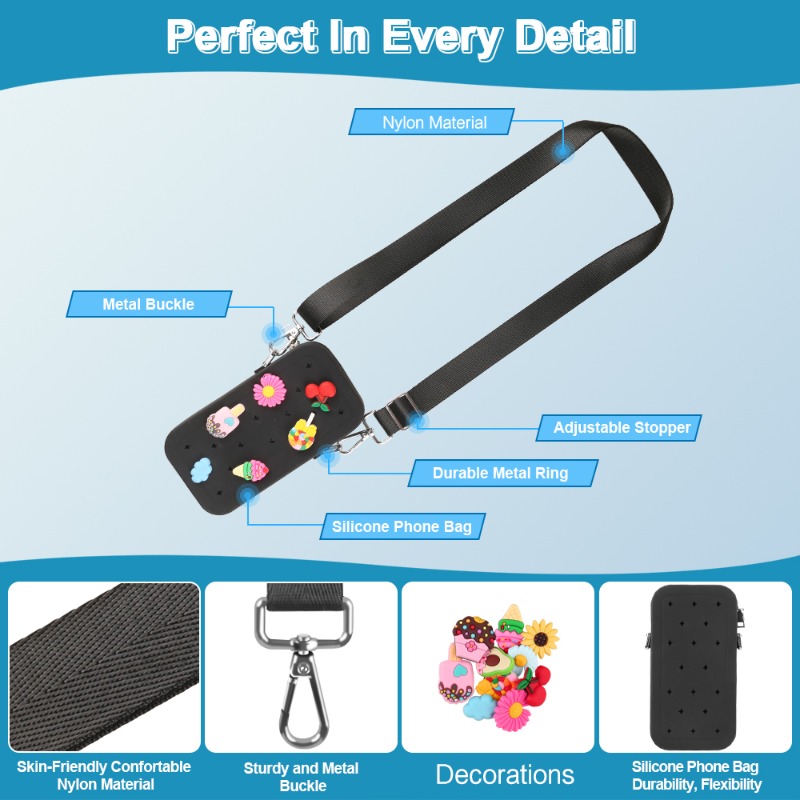 กระเป๋าสะพายข้างซิลิโคนแบบพกพา - Travel Accessories Organizer บทวิจารณ์และราคา