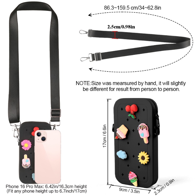 กระเป๋าสะพายข้างซิลิโคนแบบพกพา - Travel Accessories Organizer บทวิจารณ์และราคา