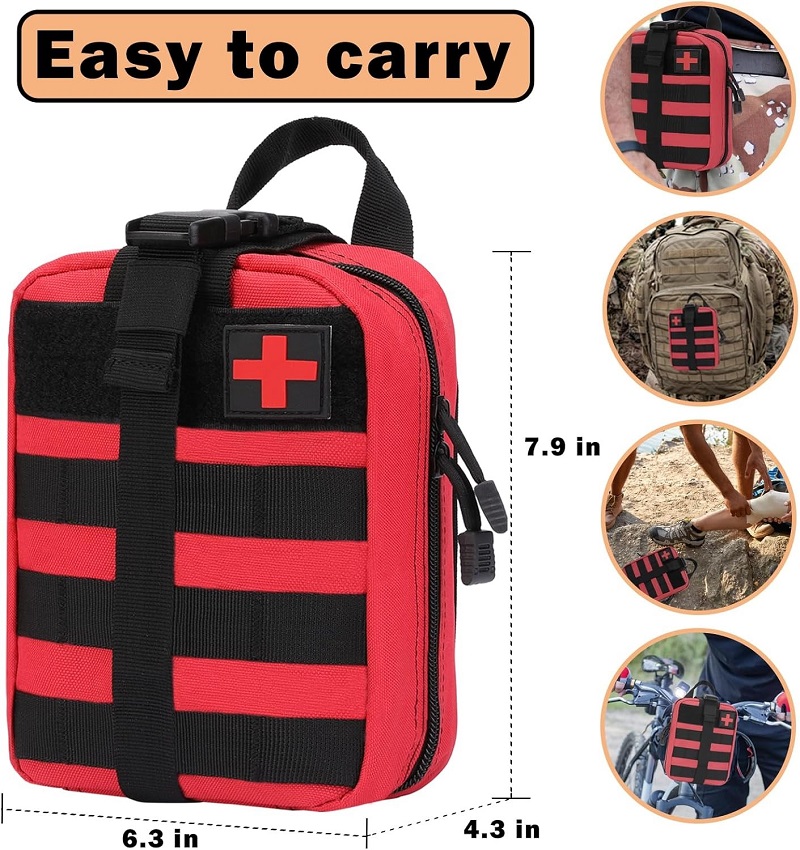 ชุดปฐมพยาบาลกลางแจ้ง EDC Molle - Travel Accessories Kit Bag บทวิจารณ์และราคา