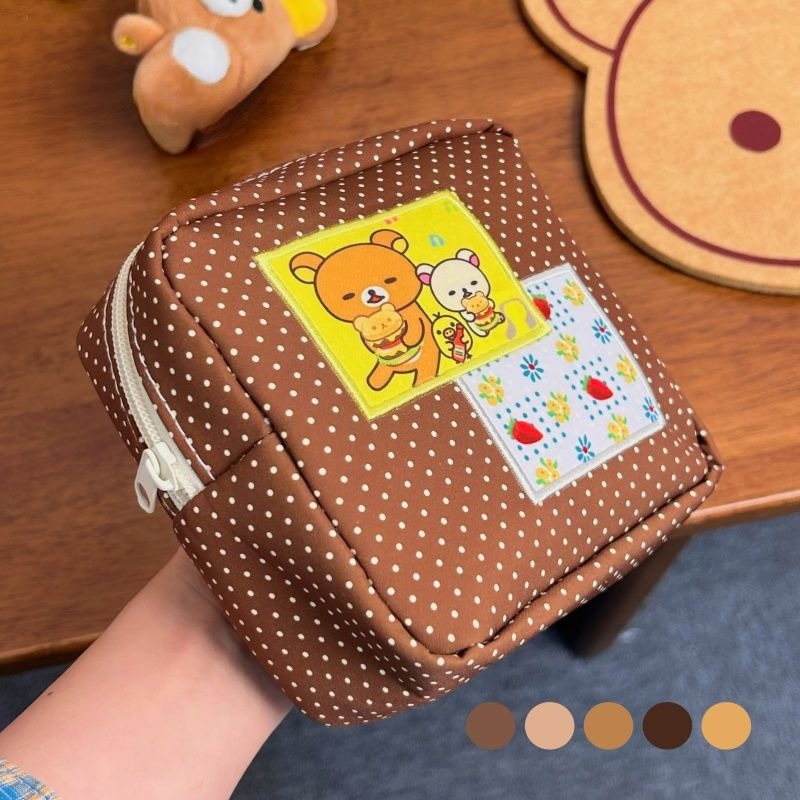 กระเป๋าเครื่องสำอางลายจุดสีน้ำ - Travel Accessories Pouch บทวิจารณ์และราคา