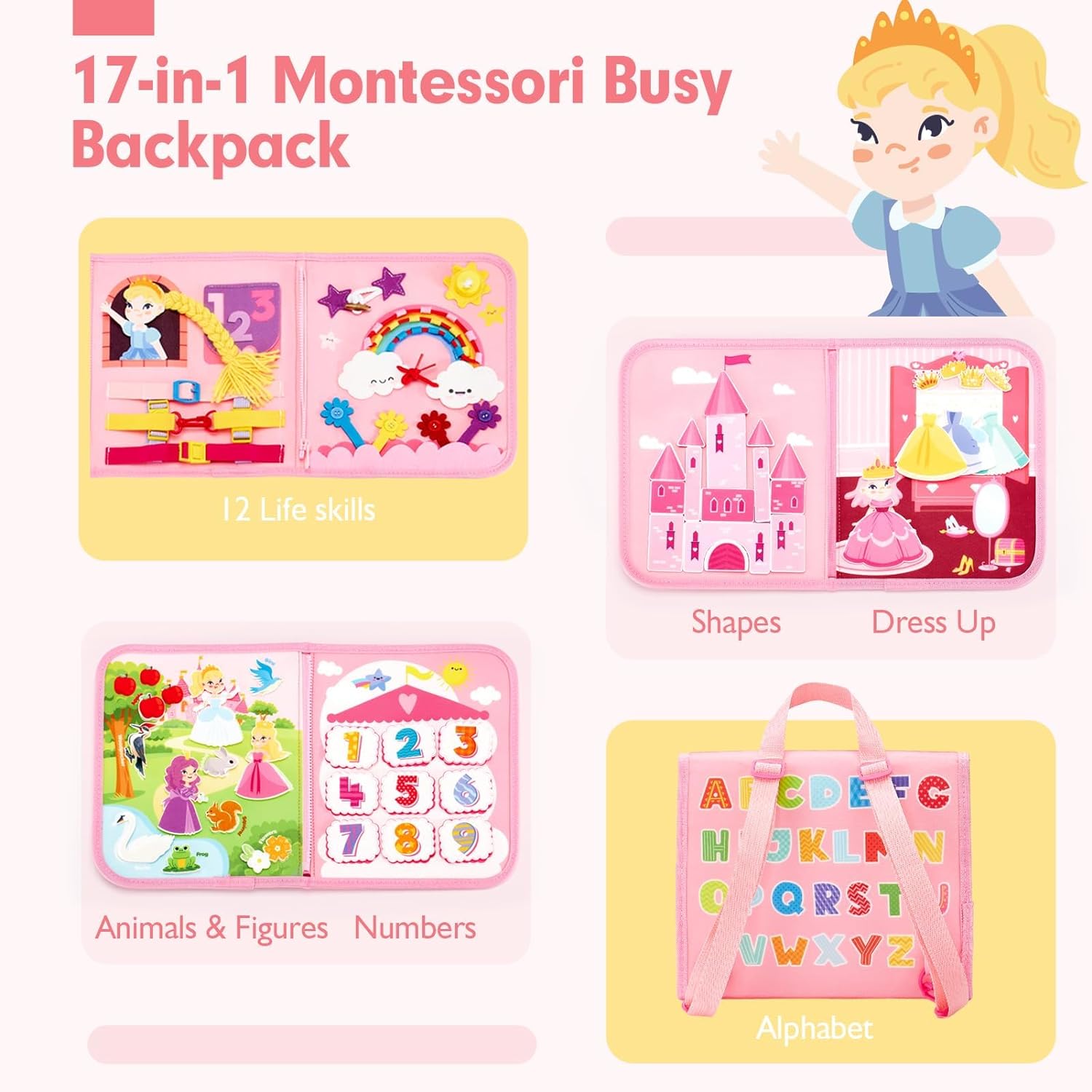 เด็กวัยหัดเดิน Busy Board ของเ - Travel Accessories For Toddlers บทวิจารณ์และราคา