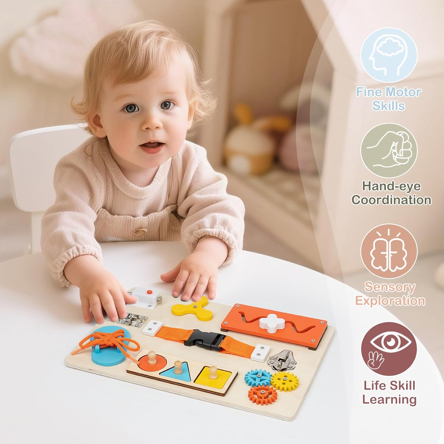 กระดานมอนเตสซอรี่สำหรับเด็กเล็ - Travel Accessories For Toddlers บทวิจารณ์และราคา