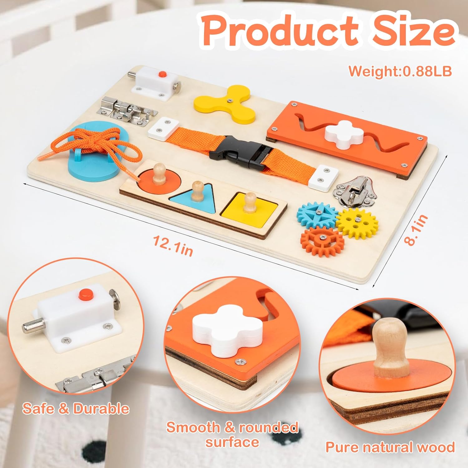กระดานมอนเตสซอรี่สำหรับเด็กเล็ - Travel Accessories For Toddlers บทวิจารณ์และราคา