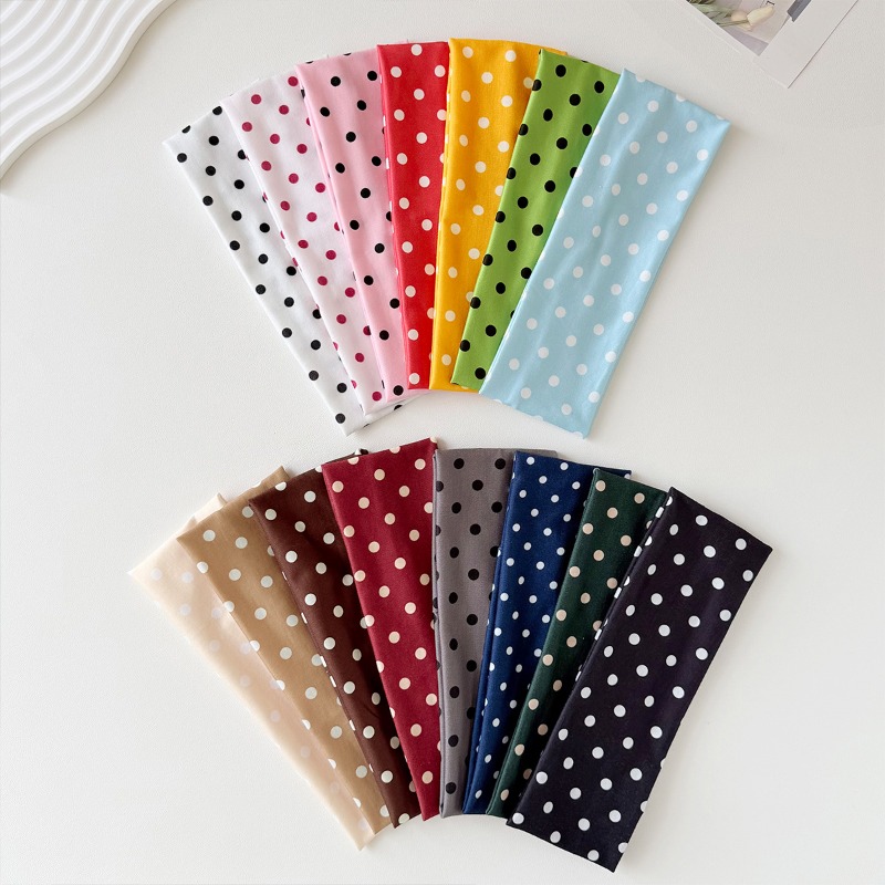 ที่คาดผมลายจุด 2 ชิ้น ผ้าเนื้อ - Travel Yoga Accessories บทวิจารณ์และราคา