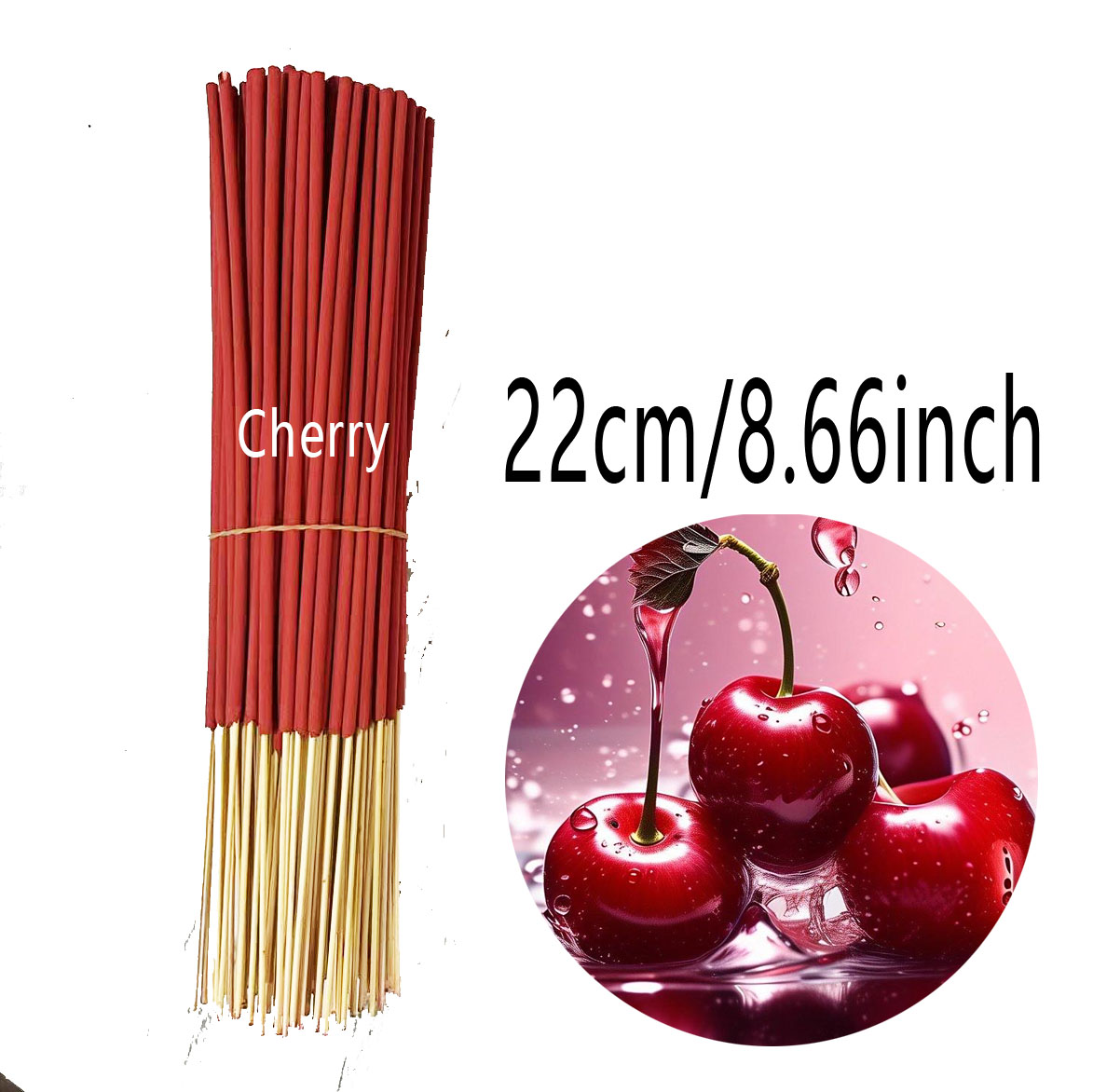 ธูปหอมกลิ่นเชอร์รี่ทำมือ - 22  - Travel Yoga Accessories บทวิจารณ์และราคา