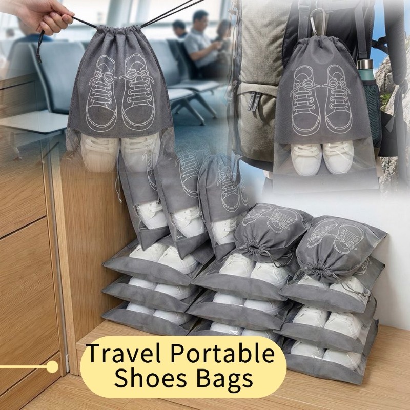 1-30 ชิ้น กระเป๋าจัดเก็บรองเท้ - Shoe Bag Travel บทวิจารณ์และราคา