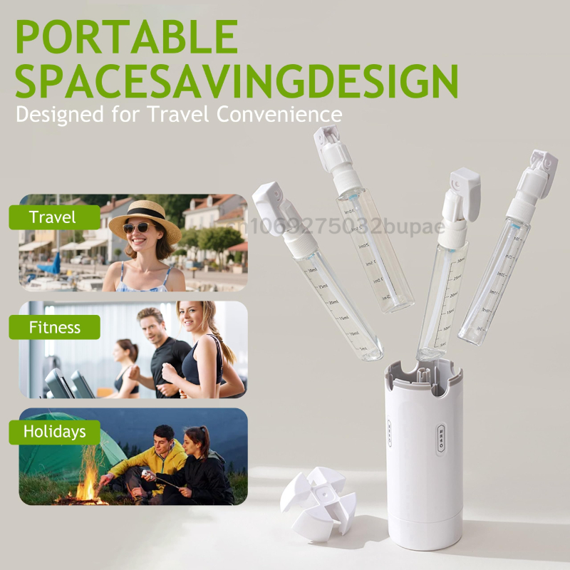 ขวดแบ่งของใช้ส่วนตัวแบบพกพา 4- - Travel Accessories And Gadgets บทวิจารณ์และราคา