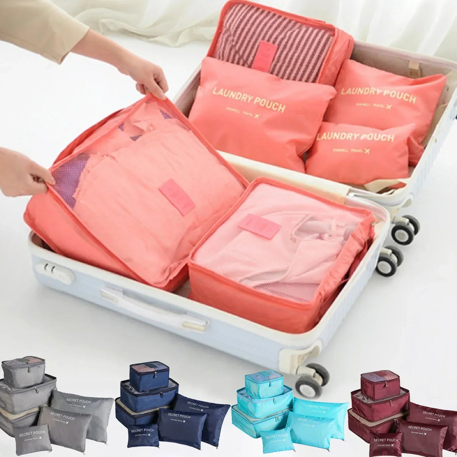 ชุดกระเป๋าจัดเก็บสัมภาระสำหรับ - Travel Accessories Gift Set บทวิจารณ์และราคา