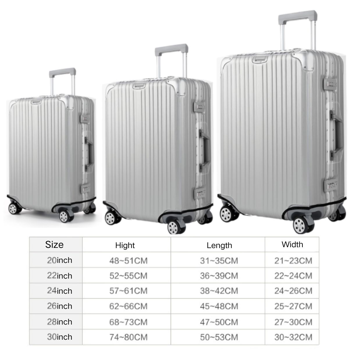 ผ้าคลุมกระเป๋าเดินทางแบบหนาใส, - Travel Accessories 2022 บทวิจารณ์และราคา