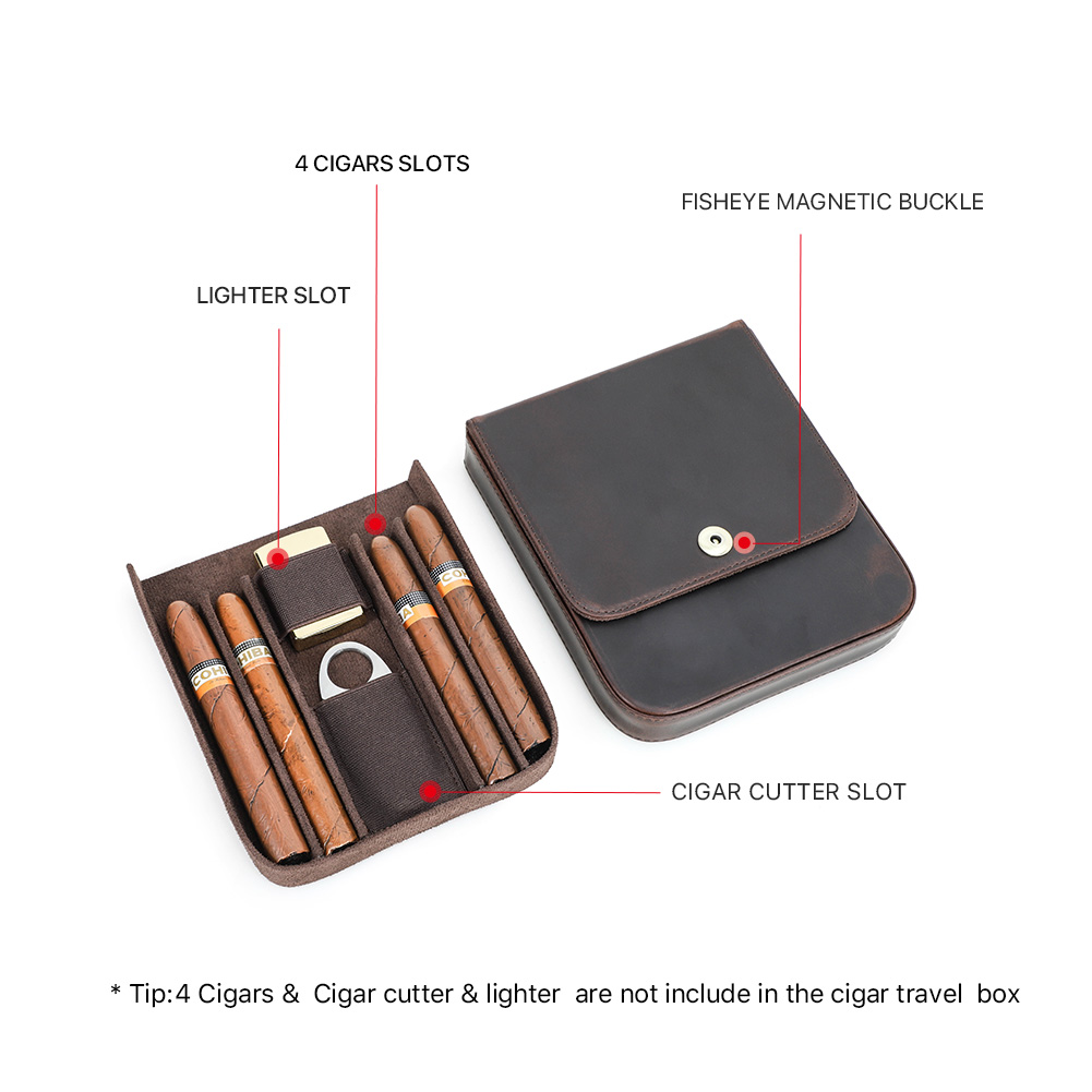กล่องเก็บซิการ์หนังแท้ CONTACT - Travel Accessories Organizer บทวิจารณ์และราคา