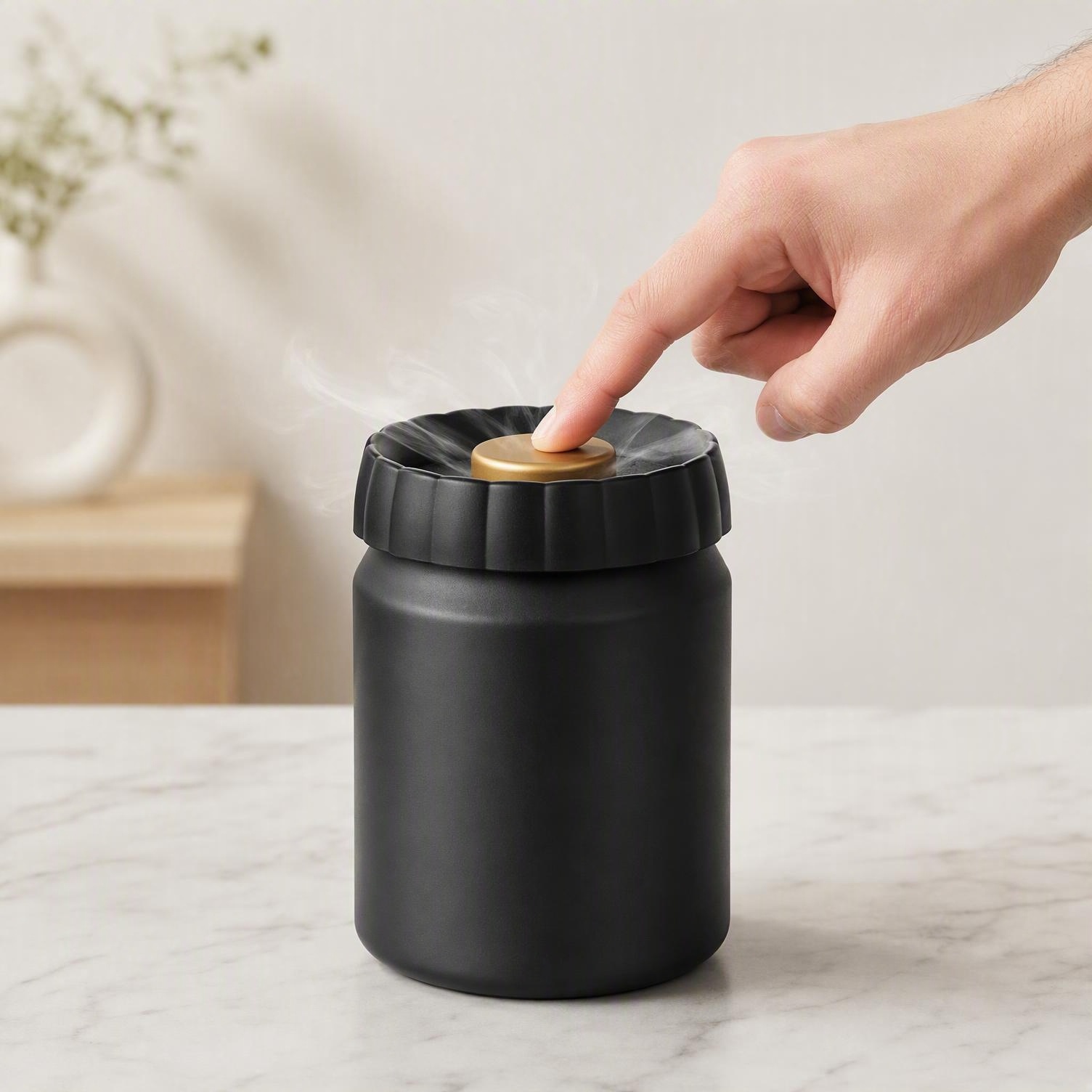 โถเก็บเมล็ดกาแฟสุญญากาศ สแตนเล - Travel Accessories Organizer บทวิจารณ์และราคา